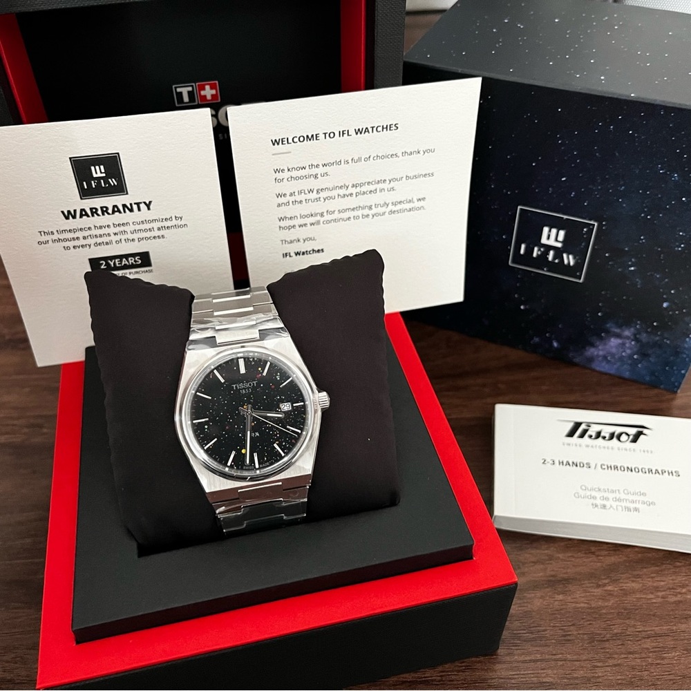 Tissot PRX Galaxy IFL Watches by the Dial Artist 1/200 limited edition